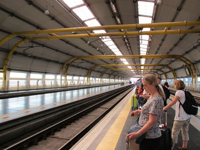 Waiting for Leonardo Express