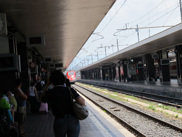 Here comes the train